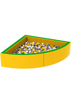 Мягкий бассейн для детей угловой 150х150 см HOP-HOP